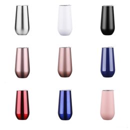 60oz stainless steel cup champagne glass mini children's non-grated milk cover vacuum insulated car mug coffee cup T2I5138-1