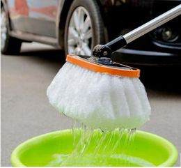 Car wash mop brush special cleaning set long handle telescopic soft wool foam automotive supplies household brush tools3171
