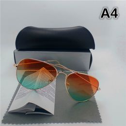 BWholesale-rand Designer Fashion Polit Sunglasses For Men and Women UV400 protection Retro Vintage Mirror Sun glasses With box