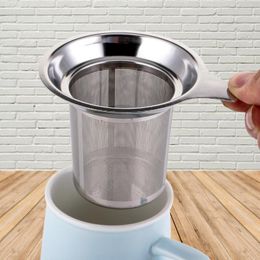 Hot Dining Stainless Steel Mesh Tea Infuser Reusable Strainer Loose Tea Leaf Spice Filter Wholesale LX9007