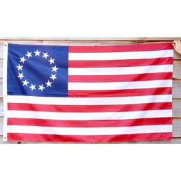 3x5ft American Betsy Ross Flag 13 Stars Early Design Digital Printed Custom Flags Banner, Free shipping