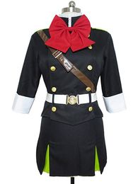 Seraph of The End Japanese Imperial Demon Army Mitsuba Sangu Cosplay Costume
