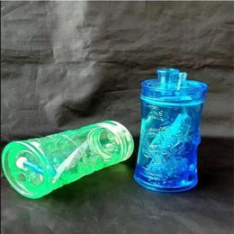 Acrylic Long Hook Water Bottle Glass Bongs Accessories , Water Pipes Glass Bongs Hooakahs Two Functions For Oil Rigs Glass Bongs