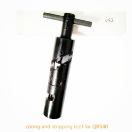 Freeshipping QR540 CATV tool coring and stripping tool for QR540 Empty and stripping tool for RG11 QR500 QR412 QR565 aliminum trunk cable