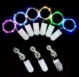 2M 20 LED Fairy Lights String Starry Party Decoration Operated Silver Christmas Halloween Decor Wedding Party Light