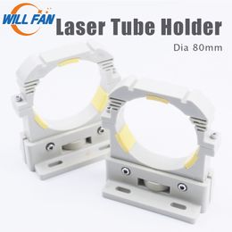 Will Fan Dia 80mm Co2 Laser Tube Holder Mount Style B For Laser Engraving Cutter Machine 80W Glass Tube Support