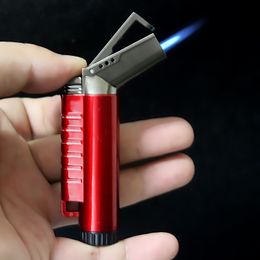 Fixed Flame Jet Butane Cigar Torch Turbine Lighter Cigarette 1300 C spray Gun Fireproof Windproof Lighters Gas Lighter