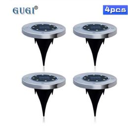 4pcs 8/12/16 LED Solar Light Outdoor Waterproof Solar Lawn Light Decorative Solar Garden Light For Yard Deck Lawn Patio Plaza