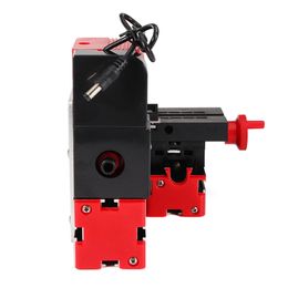 DC12V 3A 36W Mini Lathe Milling Machine Bench Drill Processing material length 135mm.