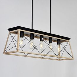 Modern Metal Rectangular Pendant Lamps Hanging Lighting for Living room Dining room Hotel Restaurant Suspension Lustre MYY