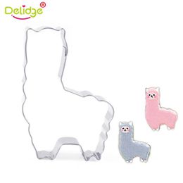 Delidge 1pc Alpaca Horse Cookie Cutter Biscuit Mould Fondant Candy Cutters Pastry Bakeware DIY Cupcake Mould Cake Decorating Tools