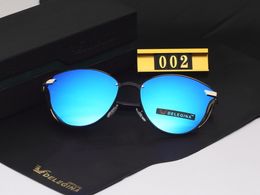 Fashion Female Polarised Sunglasses Women Cat Eye Glases Ladies Sun Glasses Mirror With box oculos de sol BW1935