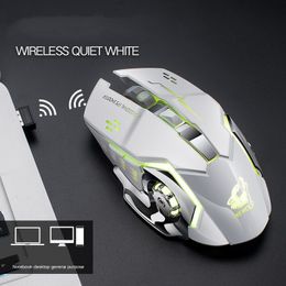 Mouse Colour Wireless 2024 7 Glow Gaming Mouse 2.4G Wireless Transmission Frequency 2000Dpi Photoelectric Resolution Mice For Laptop Tabletlw2u1ynv