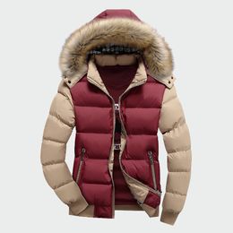 2019 New Men Overcoats Mens Brand Clothing Winter Men's Thick Coats Warm Male Jackets Padded Casual Hooded Thermal Parkas M-4XL