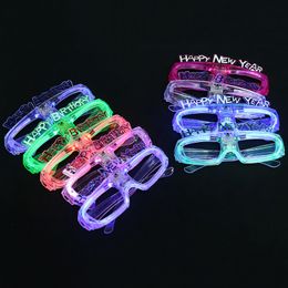 Wholesale New Year Toys Glowing Glasses Kids Birthday Gifts Christmas Toys Kids' Best Gifts Free Shipping