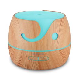 High capacity 400ml wood grain aromatherapy humidifier lamp nimi home essential oils for humidifiers with timing price