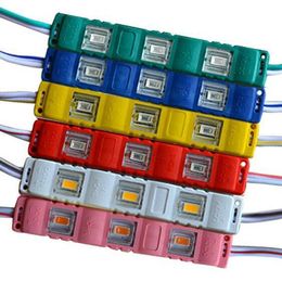 5730 3 LED Injection Moulding MODULE Waterproof Warm White Pure White Red/Green/Blue/yellow Light for DC 12V