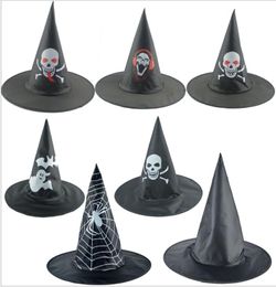 new Halloween Witch hats caps costumes cosplay Props party adult and child decorations ornament accessories prop scary cap