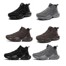 wholesale platform men women outdoor shoes triple grey black brown keep warm comfortable trainer designer sneakers size 39-44