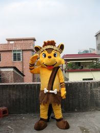 Professional custom yellow fox Mascot Costume Character animal Mascot Clothes Christmas Halloween Party Fancy Dress
