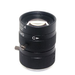 C Interface of 6mm 3MP 1/2 Industrial Lens Manual Iris