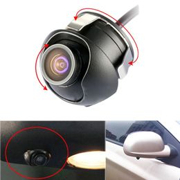 Car Rear View Cameras& Parking Sensors Front Side Reversing Backup Camera CCD HD Night Vision Waterproof For Front1244d