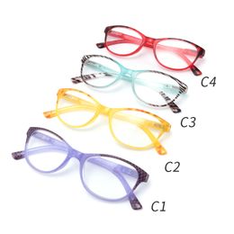 Fashion Cheap Oval Reading glasses Women for wholesale Women's Readers in high quality Discount Purple Yellow Red Blue +1.00 +1.50 to +3.50