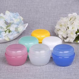 5g 10g 20g 30g Plastic Mushroom Cream Jar Cosmetic Container Empty Sample Bottle 6 Colours WB2417