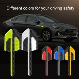 Car Door Stickers Anti-collision Warning Mark 3D Reflective Tape Waterproof Safety Reflect Strip Light Reflectors Auto Protect Accessories