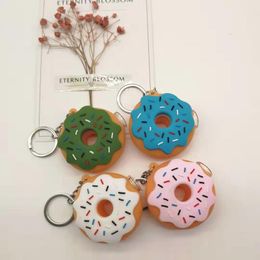 Doughnut Style Hand Pipes Smoking Pipe Silicone Tobacco Colorful Cute Bbong With Removable glass bowl