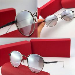 Wholesale- New fashion designer sunglasses 0009S retro round k gold frame trend avant-garde style protection eyewear top quality with box