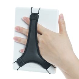 TFY Hand Strap Holder Finger Grip with Soft PU for Kindle e-reader 6" / Paperwhite / Voyage and More (Black)