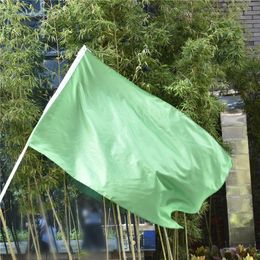 Green Flag 90x150cm Solid Green Flag Banner 3x5 ft Pure Vivid Colour Polyester Printing Flying Hanging Indoor Outdoor Use