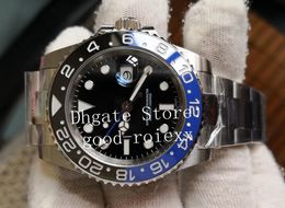 Watches For Mens Automatic Cal 3186 Watch V12 Version 904L Steel Ceramic Bezel Sport 116710 Blnr Eta Men Wristwatches281p