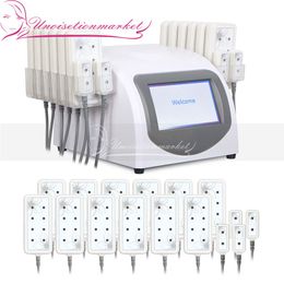 Effective 16 Pads 5mw LED Laser LLLT Photon Machine For Skin Tightening Body Slimming Weight Loss Shaping Beauty Equipment