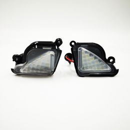 2PCS 6000K White LED Under Side Mirror Light Puddle Lamps For Skoda Octavia 3 2 5E 1Z 2004-2020 Skoda Superb 3 2 B6 B8 2008-2021329Y