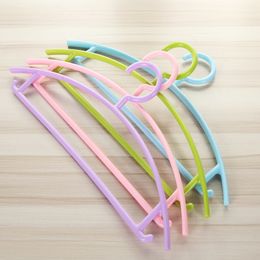 100pcs/lot Fast shipping Wardrobe hook anti-skid multi-functional Plastic Hanger Pants Rack Adult suit Clothing Store Hanger