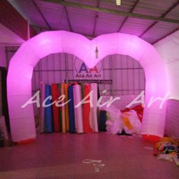 Customized 4.5 m Wide Promotion Arch Inflatable Excavator /Inflatable Digger Arch Welcome Entrance For Wedding