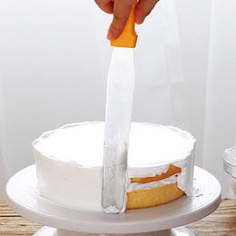 Cake Cream Knife 6 Inch Stainless Steel Spatula Butter Cake Smooth Spatula Icing Frosting Spreader Fondant Pastry Cake Decoration BH3065 TQQ