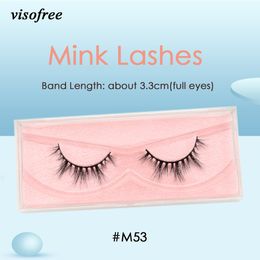 Visofree Mink Lashes 3D Mink Eyelashes Ultra Fluffy Collection Medium Volume Mink False Eyelashes Cruelty free Lashes Makeup