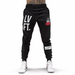 Men's Pants Fashion Mens Joggers Elastic Waist Loose Cotton Sweatpants With 3 Styles Male Casual Long Trousers Asian Size M-3XL