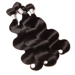 Double Wefts Body Wave 4 Bundles Brazilian Indian 100% Human Hair Products Natural Colour 10-30inch