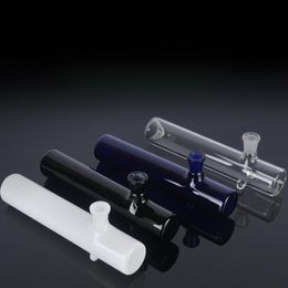 Newest Colourful Pyrex Glass Bong Pipe Philtre Tube Innovative Design Smoking Tool Portable Handpipe Handmade Cigarette Tobacco Hot Cake DHL