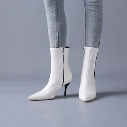 Venda quente-994kstautumn e inverno novo euro-americano slim sapatos de salto alto simples sapatos de moda zíperes namoro meninas botas livre compras