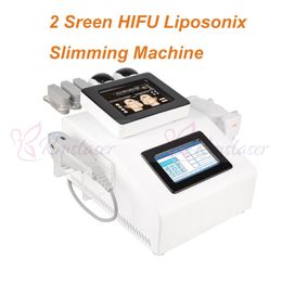 2 in 1 HIFU liposonix slimming 5 cartridges High intensity focused ultrasonic body slim facial skin tightening beauty