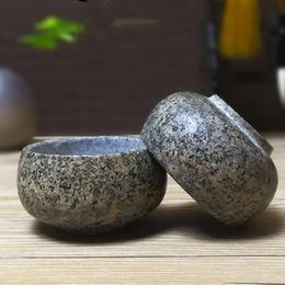 High Quality Health Care Tea Master Cup Natural Stone Teacup Creative Home Decor Tea Bowl Accessories