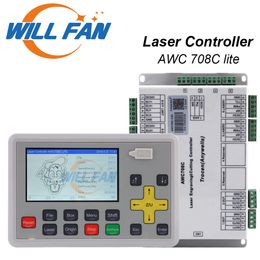 AWC708c Lite Laser-Steuersystem für CO2-Lasergravur-Schneidemaschine. Laser-Mainboard und Controller für Kohlendioxid-Laser