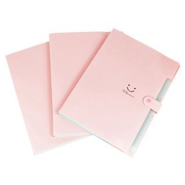 Cartella Espandibile di Documenti A4 Office /& Scuola e Uso Domestico con Bottone a Pressione 5 Tasche Cartella di File