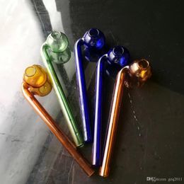 Colour long curved pot   , Wholesale Glass Bongs Accessories, Glass Water Pipe Smoking