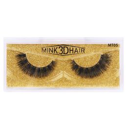 Dropshipping New Real 3D Mink Eyelashes Mink Lashes False Eyelashes 100% Cruelty free Soft Natural Short Thick Fake Eyelash Eyelashes